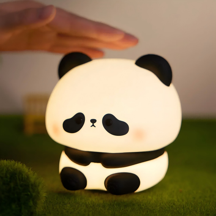 Silicone Panda Bedside Night Light For Kids Bedroom