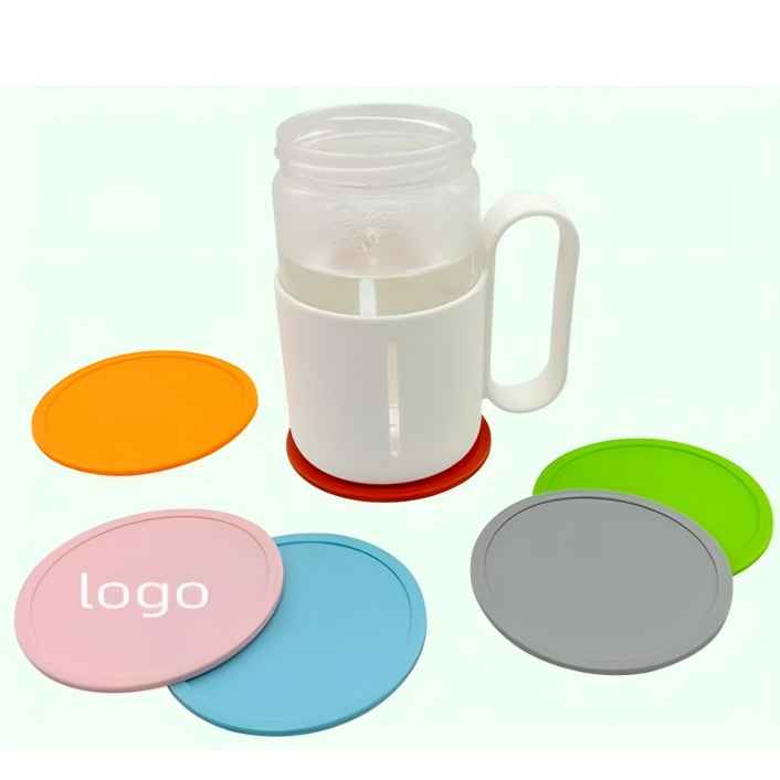 Custom Logo Silicone Mugs Coasters Coffee Pads Beer Bar Mat