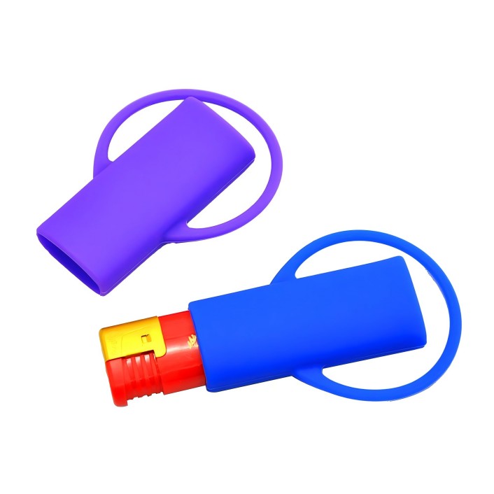 Portable Silicone Lighter Cover  Lighters Holder Non-Slip Lighter Case